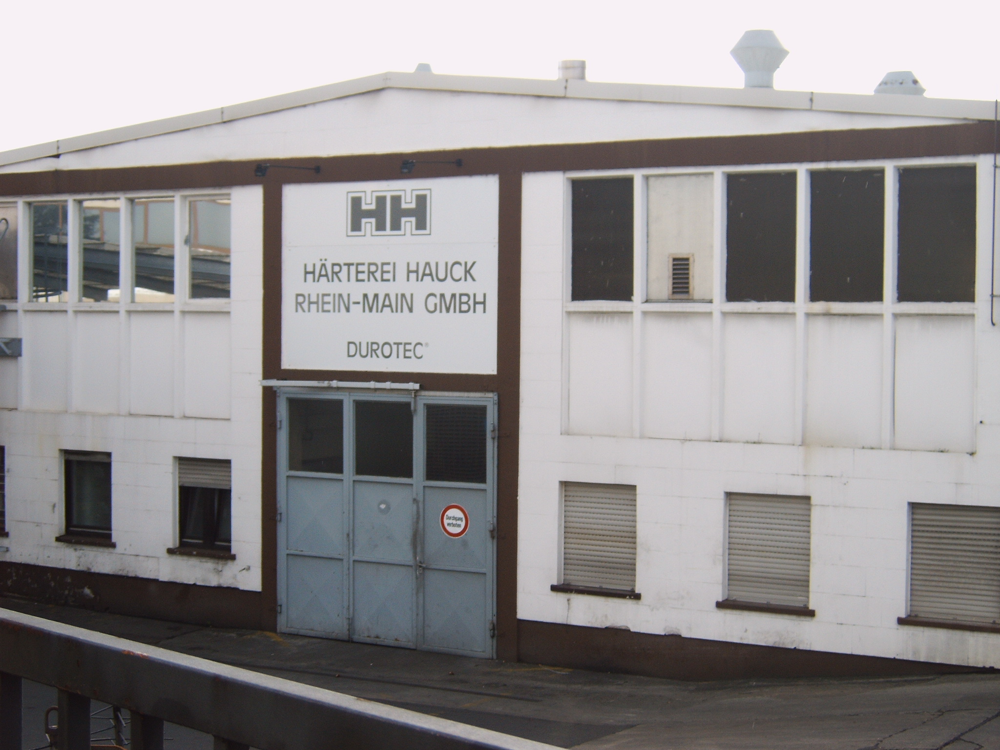 H�rterei Durotec im Industriegebiet.